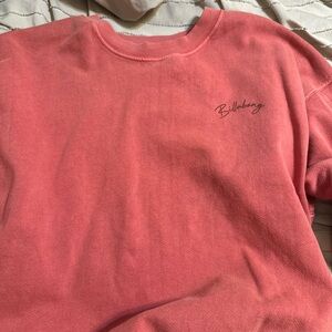 Billabong Pink Crewneck Sweatshirt
